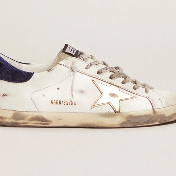 Mens  Super-Star sneaker with midnight blue corduroy velvet heel tab main image 11
